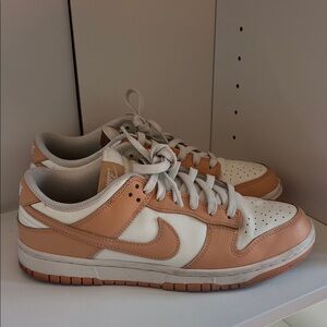 Nike Dunk Low Harvest Moon in Cream and Tan